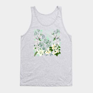 White Blossoms Courage Tank Top